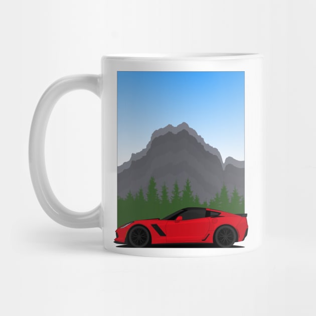 Z06 mountain Red by VENZ0LIC